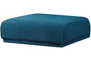 Miecoae Copri Pouf Rettangolare 35x50 cm Copri Ottomano Copri Sgabello Copri Pouf Poggiapiedi Copri Sgabello Fodera per Poggiapiedi(B11)