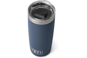 YETI Rambler Tumbler, Vaccum Insulated Stainless Steel Tumbler with Magslider Lid, Navy, 10 oz (295 ml)