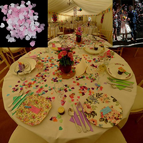 15g/Pack Mini Papier Herz Konfetti Wurfkonfetti Valentinstag/Hochzeit/Party – #8 - 9