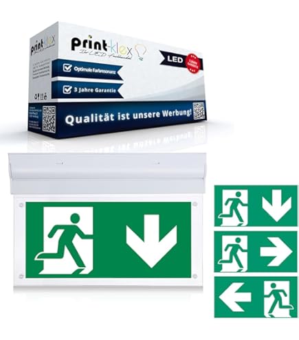 ZRZTM Illuminazione Di Emergenza LED IP65 Impermeabile Con 4 - Foto 4