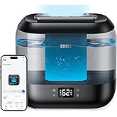 Dreo 4L Smart Baby Humidifier with Alexa for Bedroom, Air Cold Steam, Oil Diffuser and Night Light, 32h Autonomy, Quiet 28dB