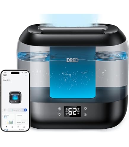 VERTENZ MIST 35 Humidificateur évaporatif Grande Capacité | Fonctionnement Silencieux | Purificateur D'air, Ionisation, UV | Humidification Naturelle | Réservoir De 3.5L | TUYA Smart | Programmable