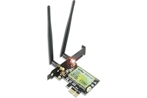 ‎ZIYITUOD Ziyituod WiFi 6E AX210N Bluetooth 5.2 PCIe WiFi Card | Up to 5400 Mbps | Intel WiFi 6E AX210 | 6G/5G/2.4G Network Card with MU-MIMO, OFDMA, Ultra-Low Latency | For Windows 11111 /10