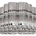 Classic Signature - 6 x Auto Extreme Silver Body Spray Paint 400ml Professional Quality, Perfect Finish for Cars, Bikes,Vans, Metal, Wood