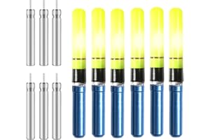 FUFRE Indicador electrónico de pesca con batería de varilla CR322, varillas luminosas LED de pesca, luz LED de pesca, pesca con luz LED, barra de pesca, barra de brillo de pesca, caña de pescar