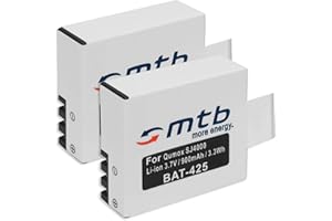 MTB MORE ENERGY 2X Akku für Qumox SJ5000(+), SJ5000X, SJ4000(+)… / SJCam M10(+), X1000 … / DBPower EX4000 … - s. Liste