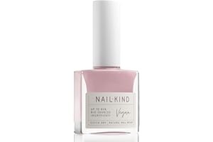 NAILKIND Pink Nail Polish - Bon Bon Blush - Classic - Nude Nail Varnish - Vegan Nail Lacquer + Peta Certified + Cruelty Free - Quick Drying & Long Lasting - Chip Resistant Manicure - 8ml