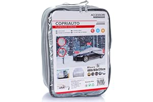 Housse de protection d’extérieur pour voiture, imperméable, anti-rayures et anti-grêle (Berline, taille L, 480 x 175 x 120 cm)