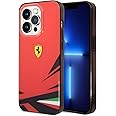 CG MOBILE Ferrari PC/TPU Case With Double Layer Print Compatible with iPhone 14 Pro Max (Red)