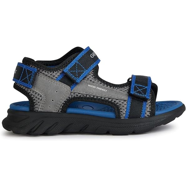 Geox J Airadyum BO Sandalen voor jongens, Dk Beige Rood, 27 EU
