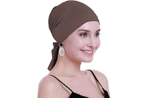 osvyo Pañuelo de bambú para la cabeza de quimioterapia para mujer, pérdida de cabello, turbantes y gorras con embalaje sellado