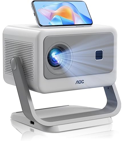 XIDU Projector With WiFi6 And Bluetooth 5.3, 1000 ANSI FHD 1080P