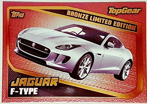 NEW TOP GEAR TURBO ATTAX 2016 JAGUAR F-TYPE BRONZE LIMITED EDITION CARD