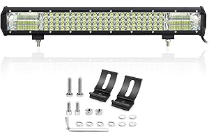‎WILLPOWER Willpower 510W LED Arbeitsscheinwerfer Bar Spot Flood Combo 20 Zoll Reflektor Offroad Scheinwerfer Arbeitslicht – 4 Reihe LED Zusatzscheinwerfer Leuchtbalken für UTV ATV SUV 12V 24V