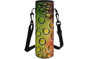 HUGS IDEA Porte-Bouteille Isotherme en néoprène avec bandoulière