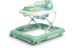 TOYZ BY CARETERO TOYZ Timon 2en1 Trotteur et Bascule pour Bébé – Hauteur Ajustable – Panneau Interactif Sonore et Ludique – Pratique et Pliable – 68 x 63 x 52 cm – Menthe