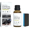 GAURINANDAN PVC Restorer - Multi-Functional Car PVC Revitalizing Coating Agent | Automotive Care & Detailing | Plastic Parts Crystal Coating for Dashboards, Doors & Panels (30ml with Sponge Set)