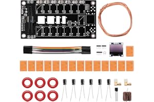 Lrtzizy Mini ATU-100 Antenna Tuner 1.8-50MHz Automatic Antenna Tuner +OLED Firmware Programmed Amplifier Receiver DIY Kit