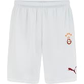 PUMA Erkek/Unisex GSK Home Shorts Replica wo S-PUMA White-Red Rhythm Knitted Shorts M