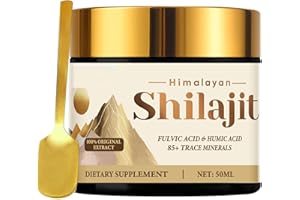 ZKMAGIC Shilajit Resin, Pure Shilajit Resin Himalayan Organic with 85+ Trace Minerals Complex, Support Energy, Immune, Overall Health