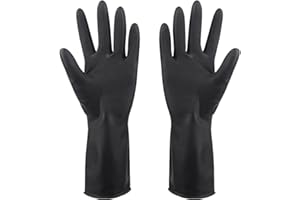ACUNNY Gants De Salon Gants De Couleur De Cheveux，Gants En Caoutchouc Réutilisables，pour Couverture Gants Gants De Salon Gants De Teinture De Cheveux Pour Les Aliments, Pour La Cuisine Et Le