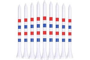 LIKOSO Golf Tees de Madera Paquete de 100,83mm/70mm/54mm/38mm