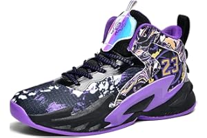 Kmrlofiy Chaussures de Basket-Ball Homme Baskets et Chaussures de Sport pour Homme Tendance Chaussures de Basketball Tennis Antidérapantes Confortables