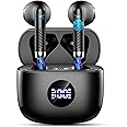 Wireless Earbuds, Bluetooth Headphones 5.4 HiFi Stereo, in Ear Earphones with ENC Noise Cancelling Mics, 40H Playback Bluetooth Earbuds with Mini Case, IP7 Waterproof Ear Buds with LED Display, USB C