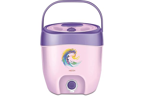 MILTON Plastic Kool Seal 7 Insulated Water Jug, 6 litres, Purple BPA Free Food Grade PU Insulated