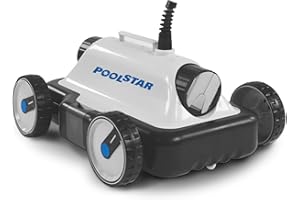 Steinbach Poolstar Poolrunner S63 – 061007AV – Vollautomatischer Bodensauger für Pools mit bis zu 18 m² Bodenfläche – Auch für Salzwasser geeignet