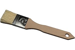 Chinchilla® Pennello per barbecue sostenibile e tradizionale in legno di faggio e setole naturali – Made in Germany – Misura 1 1/2 | Cuocere, cucinare, grigliare e all'aperto | con setole naturali