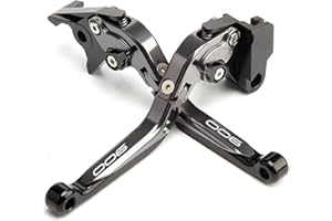 ZESIDIMO Pour Kawasaki Z900 Z 900 2017 2018 2019 2020 2021 2022 2023 2024 Leviers de frein et d'embrayage CNC réglables, pliables et extensibles pour moto (Gris)