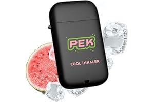 PELINUAR Relevantdo - Barra nasal Pek Pro 2.0, barra de fragancia portátil de viaje de doble agujero, barra de fragancia de viaje de doble punta, aromas energizantes de menta fresca con cubierta abatible