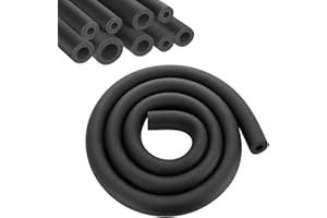 BCUUOZEEING Rohrisolierung Schaumstoff Ø 32mm Rohrdämmung Isolierung Rohr Schwarz Isolierung Heizungsrohre für Heizung Sanitär Heizungsrohr Kupferrohr 1.8m