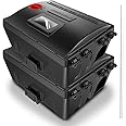 Roshield PRO BOX | 2 Extra Large Rats & Mouse Poisoning & Snap Traps Bait Box | killer box | Rat Poisoning blocks Outdoor & Indoor | Rat/Mouse Poisoning & Snap Traps | Rat Traps that kill instantly