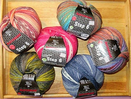 Socks Wool / Wool / 6ply. / Austermann / Step 6 / Socks / socks / stockings / with jojoba and aloe / 900 G.