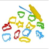BİGİBU Play Dough Mold 12 Pieces