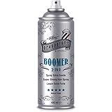 Beardburys HairSpray 2 in 1 Boomer | Lacca per Capelli Uomo Professionale. Spray Opaco con Tenuta Extra Forte, 2 Finiture Con