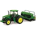 John Deere Ertl Collectibles John Deere 7215R Tractor With Grain Drill, Multi Color, Kid