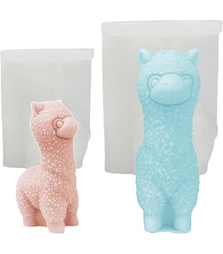 Stampi in silicone per colata di Pasqua, graziosi coniglietti per candele, da versare in piedi con occhi chiusi, conigli in silicone 3D, per decorazioni estetiche