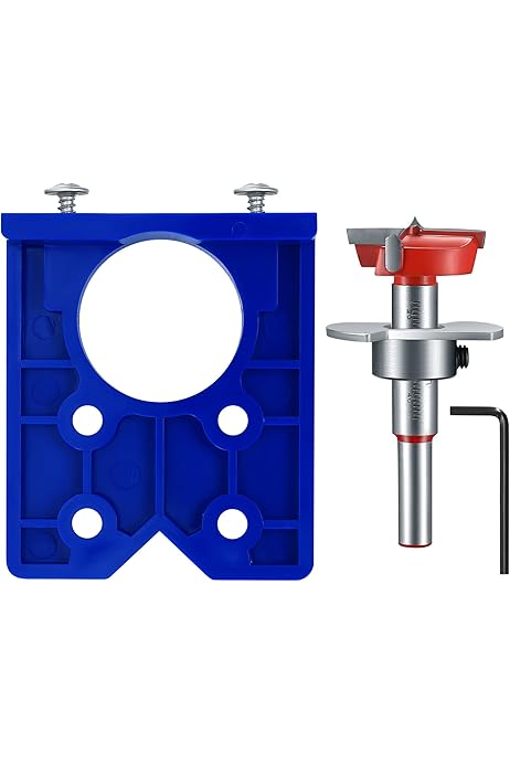 4 Pezzi Dima Di Centraggio Per Cerniere VPOUERY - &Oslash;26mm, 35mm, 40mm, Per Falegnameria Fai Da Te