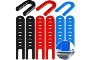 Veciado 60-Teiliges Nivellier-Unterlegscheiben-Set für Installation Von Auto-Hebebühnen, 2-Säulen- und 4-Säulen-Hebebühnen-Unterlegscheiben für Oberflächenmontage Von Autoreparaturen