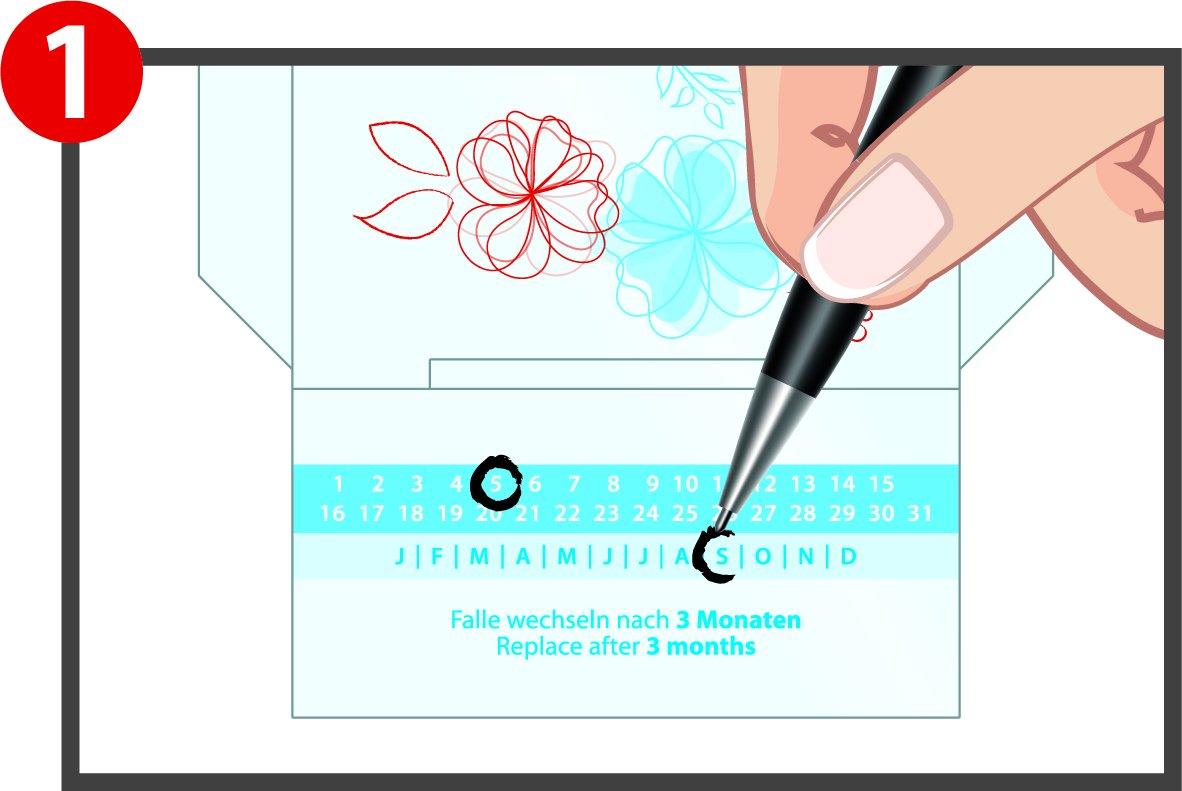 Aeroxon Kleidermottenfalle - Dreierpack 3x2 = 6 Stück – Bild 5