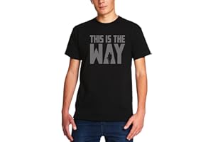 Elbenwald Star Wars - Camisetas y sudaderas con capucha con diseño de This Is The Way para hombre y mujer, unisex, algodón