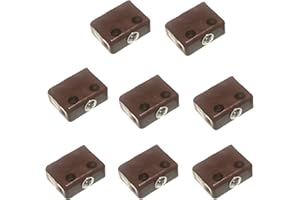 TERF® Heavy Duty Knockdown Fitting Brown Wood & Furniture Jointing Connector for Cupboard Kitchen Cabinet Wardrobe Bookcase Drawer and Multi Purpose use in Furniture - Pack of 8