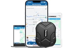 TKMARS TK905 Auto GPS-Tracker, 5000mAh Akku, magnetisches Ortungsgerät, funktioniert über SMS/APP/Webplattform ohne ABO, GPS-Sender geeignet für Pkw/LKW/Flotten