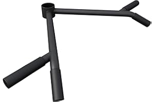 Gorilla Sports® Poignée T Bar Row - pour Barre Olympique avec 50/51mm, Haute Qualité, Acier, Charge Max 250kg - Accessoire Poulie Musculation, Tirage, Sport, Fitness Materiel
