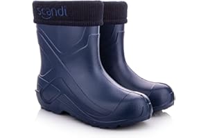 LEMIGO Kalosze dziecięce z ocieplaczem filcowym unisex pianka EVA różowe czarne granatowe 24-37 EU