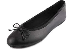 Feversole Women's Fashion Round Toe Ballet Flat,Ballerine à Bout Rond pour Femme