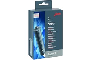 Jura Claris Smart+ 24233 Lot de 3 cartouches filtrantes en plastique Noir
